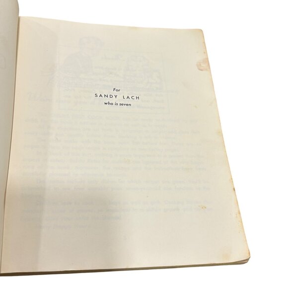 Vintage Childs First Cookbook 1950s Happy Hour Book For Boys & Girls Ages 7-12 B - Picture 3 of 12